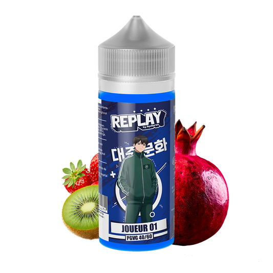 E-liquide Joueur 01 - 100ml - Replay