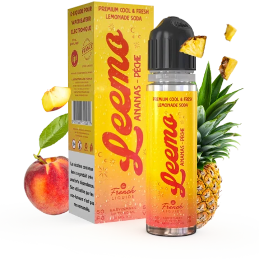 LEEMO Ananas Pêche - 50ml - French Liquide