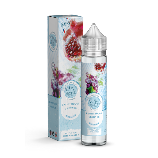 E-liquide Raisin Rouge – Grenade - Frais - 50ml - Le Petit Verger