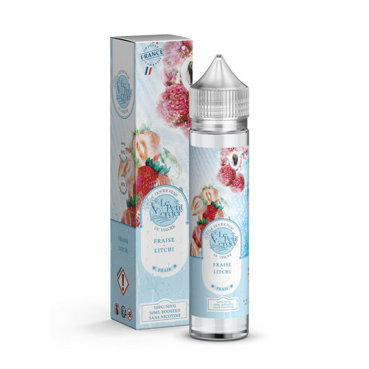 E-liquide Fraise – Litchi - Frais - 50ml - Le Petit Verger