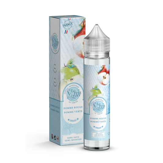 E-liquide Pomme Rouge - Pomme Verte - Frais - 50ml - Le Petit Verger