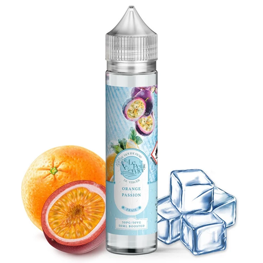 E-liquide Orange - Passion - Frais - 50ml - Le Petit Verger