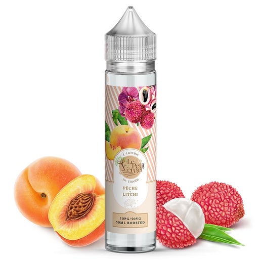 E-liquide Pêche - Litchi - 50ml - Le Petit Verger