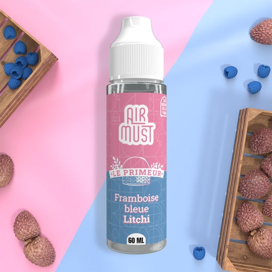 E-liquide Framboise Bleue Litchi - 60ml - Le Primeur