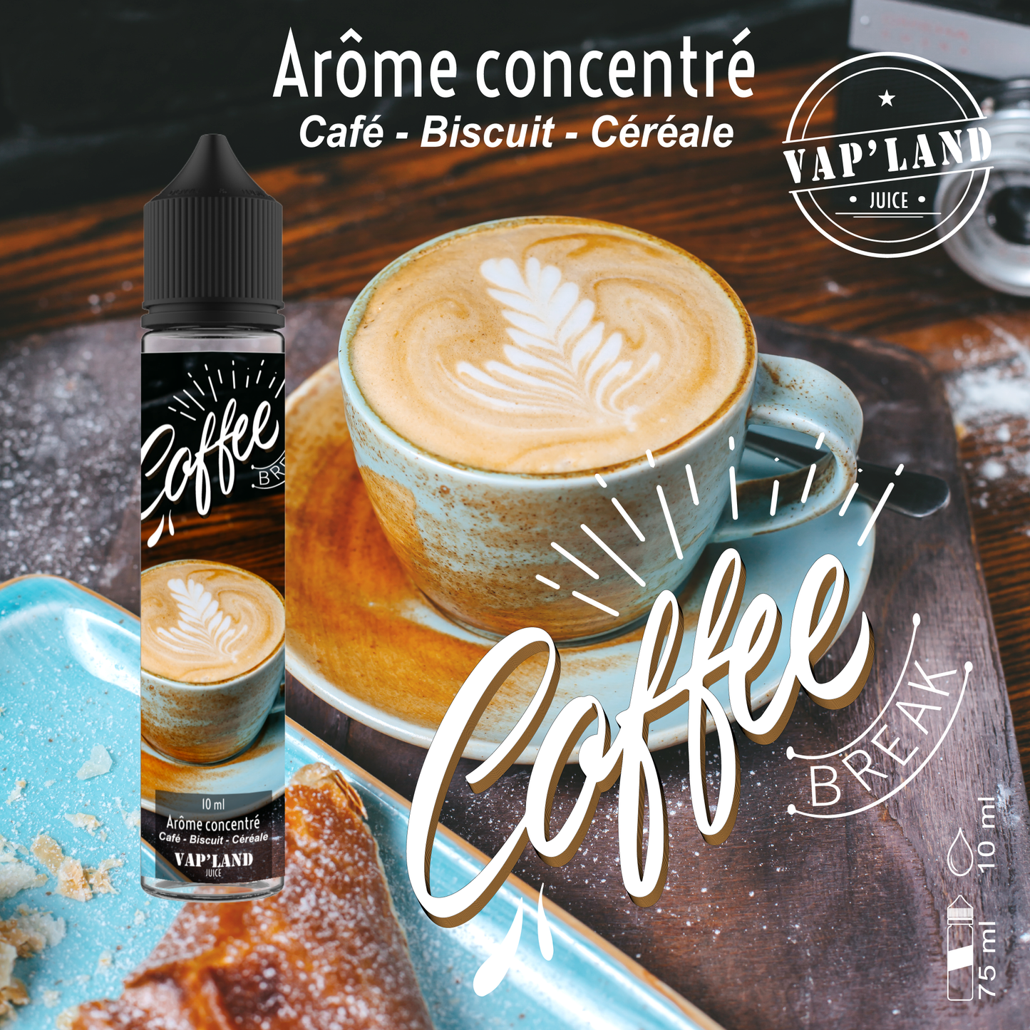 Concentré DIY Coffee Break - 10ml - Vap'Land Juice