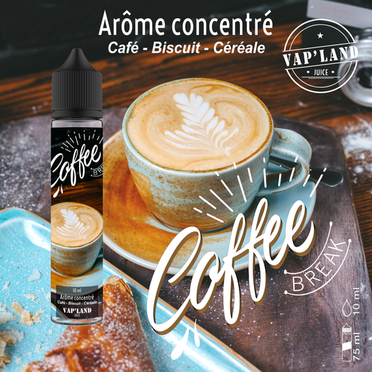 Concentré Coffee Break - 10 ml - Vap'Land Juice