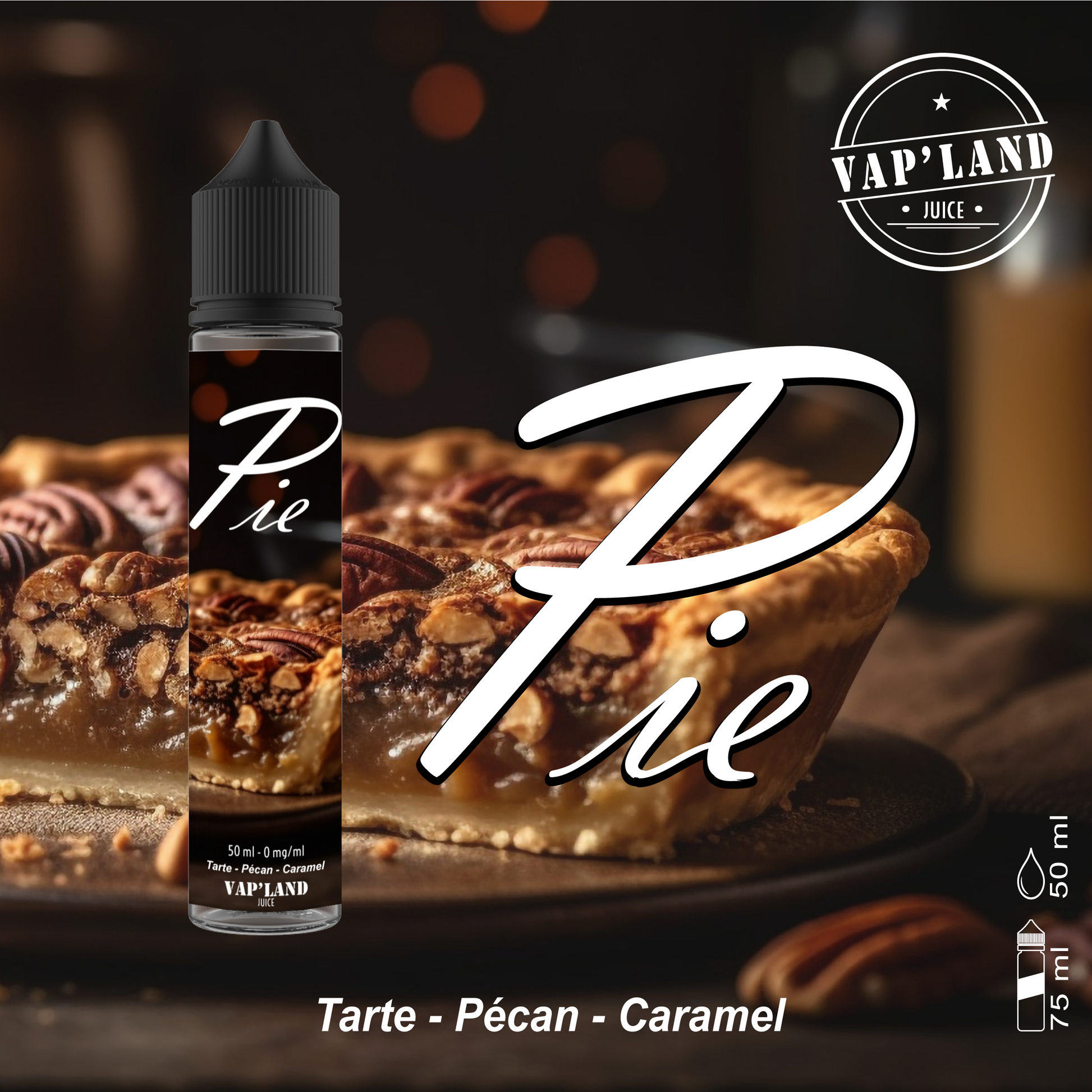 E-liquide Pie - 50ml - Vap'Land Juice Vapland E-liquide Pie - 50ml - Vap'Land Juice Vapland