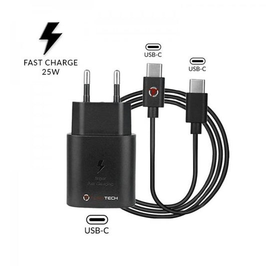 Adaptateur Secteur Charge Rapide 25W + Câble USB-C - Fumytech