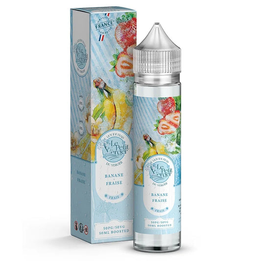 E-liquide Banane - Fraise - Frais - 50ml - Le Petit Verger