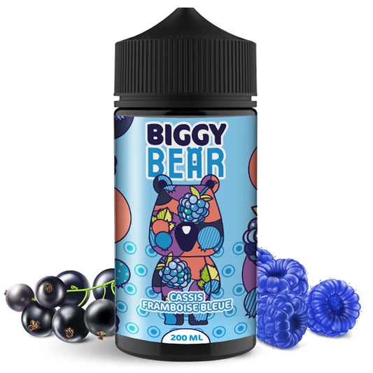 E-liquide Cassis Framboise Bleue - 200ml - Biggy Bear