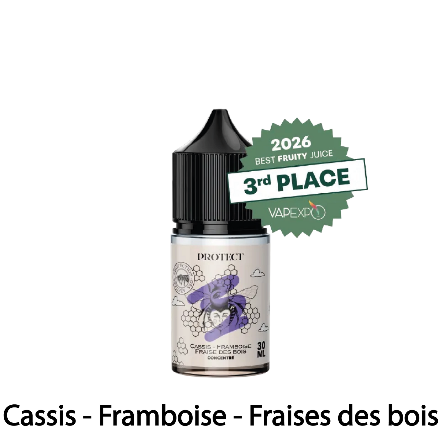 Concentré DIY Cassis - Framboise - Fraises des bois - 30ml - Parrainage - Protect