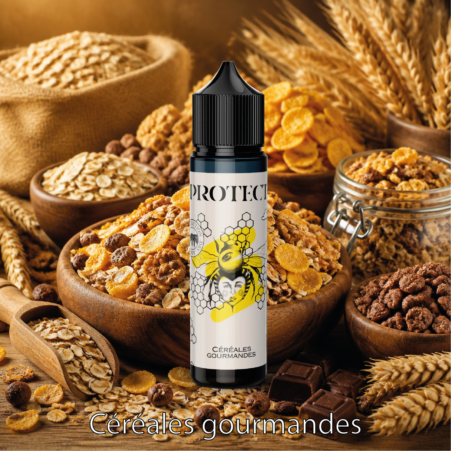 E-liquide Céréales gourmandes - 50ml - Parrainage - Protect