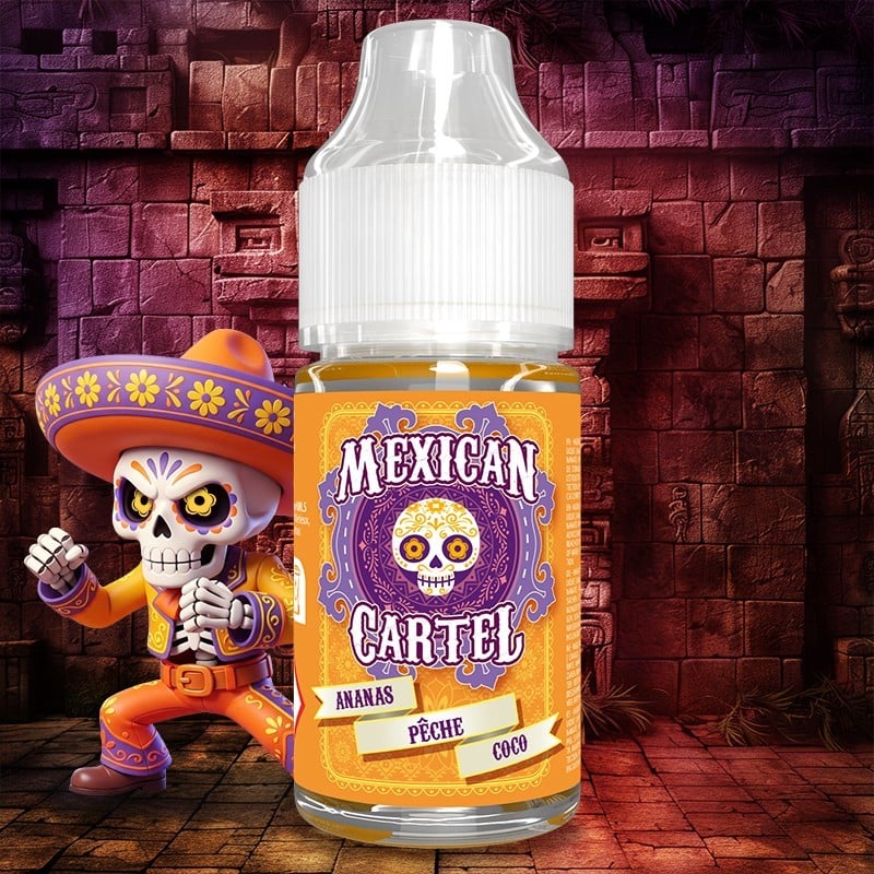 Concentré DIY ANANAS PECHE COCO - 30ml - Mexican Cartel