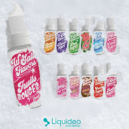 Pack decouverte E-liquide Wsalt Flavors - 10mg - Liquidéo