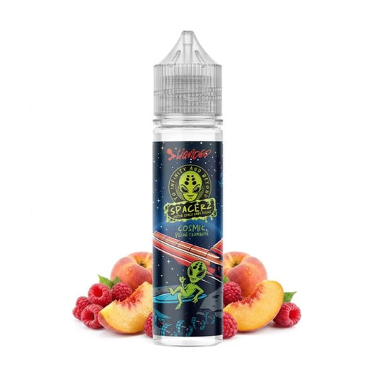 E-liquide COSMIK  Pêche Framboise - 50ml - SPACERZ - LIQUIDEO