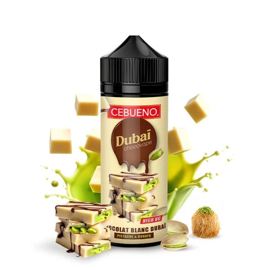 E-liquide Dubaï Chocovape White - 100ml - Cebueno