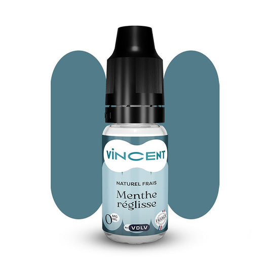 E-liquide Menthe Réglisse - 10ml - Vincent