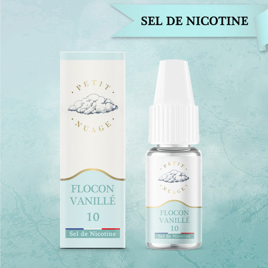 E-liquide Flocon Vanillé - 10ml - Salt Petit Nuage