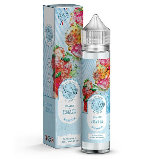 E-liquide Fraise - Figue de Barbarie - Frais - 50ml - Le Petit Verger