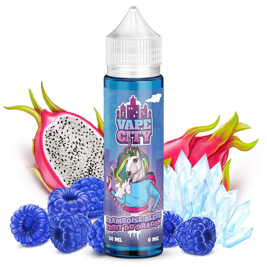 E-liquide Framboise Bleue Fruit du Dragon - 50ml - Vape City