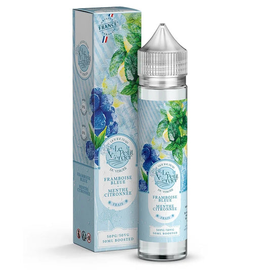 E-liquide Framboise Bleue - Menthe Citronnée - Frais - 50ml - Le Petit Verger