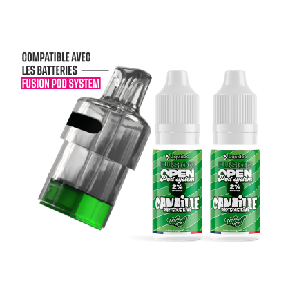 Pack Canaille 30K - Wpuff Fusion Open Pod System Liquideo