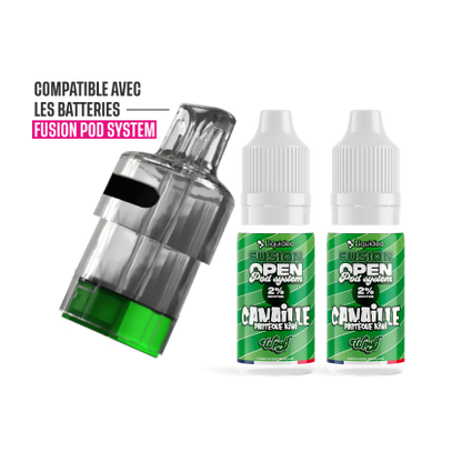 Pack Canaille 30K - Wpuff Fusion Open Pod System Liquideo
