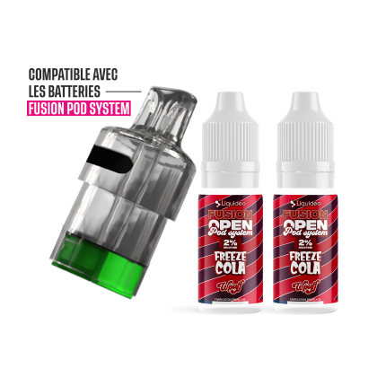 Pack Freeze Cola 30K - Wpuff Fusion Open Pod System Liquideo