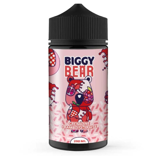 E-liquide Grenadine Framboise Fraise - 200ml - Biggy Bear