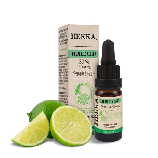 Huile CBD Citron vert - 30% - Hekka