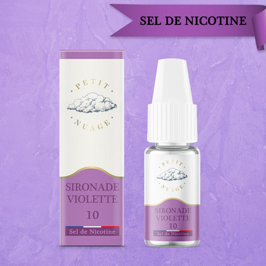 E-liquide Sironade Violette - 10ml - Salt Petit Nuage