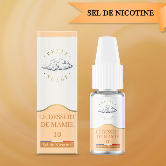 E-liquide Le Dessert de Mamie - 10ml - Salt Petit Nuage