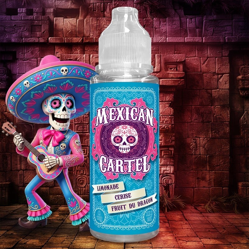 E-liquide LIMONADE CERISE FRUIT DU DRAGON - 100ml - Mexican Cartel