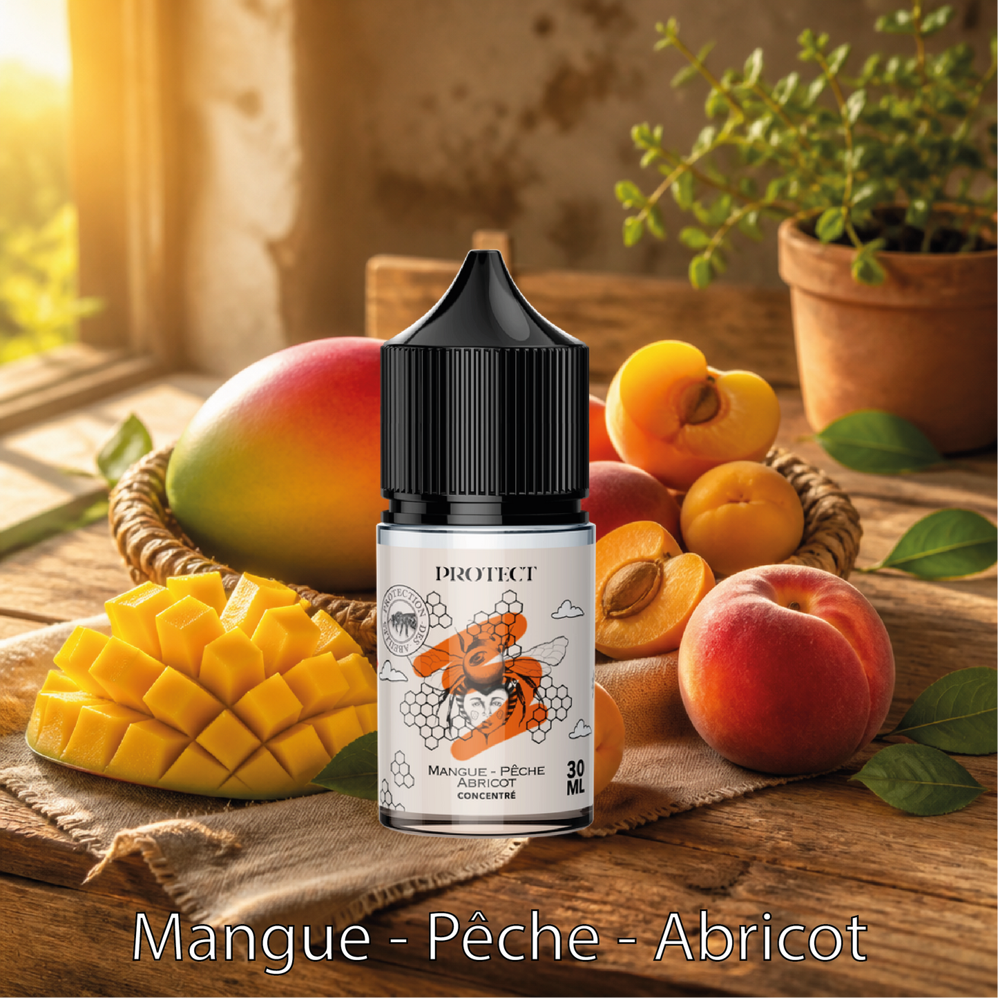Concentré DIY Mangue Pêche Abricot - 30ml - Parrainage - Protect