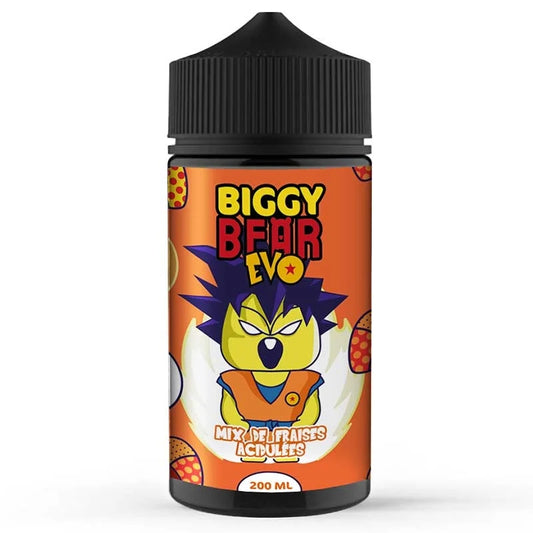 E-liquide  Fraises Acidulées - 200ml - Biggy Bear Evo