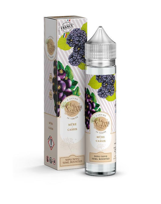 E-liquide Mûre – Cassis - 50ml - Le Petit Verger