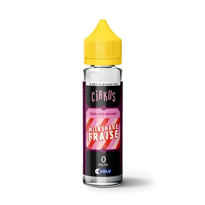 E-liquide Milkshake Fraise - 50ml - Cirkus