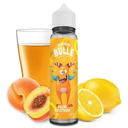 E-liquide Pêche citron - 50ml - Monsieur Bulle