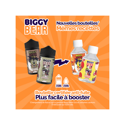 E-liquide Pitaya Fraise Pastèque - 200ml - Biggy Bear