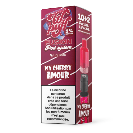 Pod Cherry Amour - 15K - Wpuff Fusion Pod Liquideo