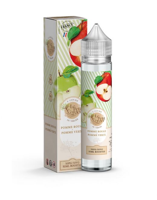 E-liquide Pomme Rouge – Pomme Verte - 50ml - Le Petit Verger