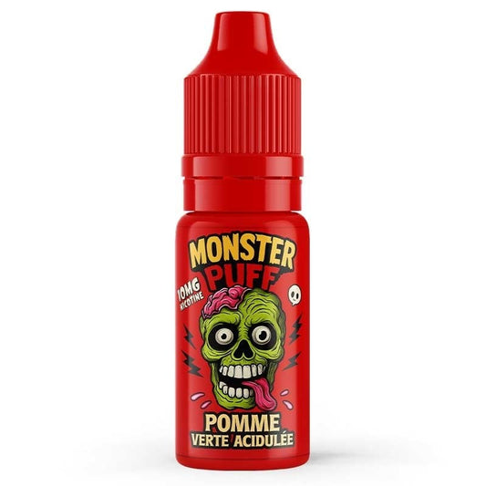 E-liquide Pomme Verte Acidulée - 10ml - Monster Puff