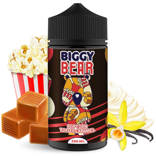 E-liquide Pop Corn Toffee Caramel - 200ml - Biggy Bear