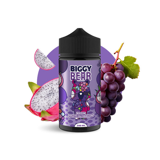 E-liquide Raisin Fruit du Dragon - 200ml - Biggy Bear