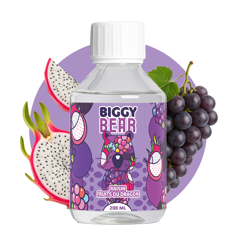 E-liquide Raisin Fruit du Dragon - 200ml - Biggy Bear