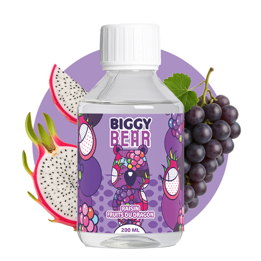 E-liquide Raisin Fruit du Dragon - 200ml - Biggy Bear