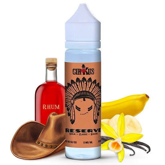 E-liquide reserve - 50ml - Wanted Cirkus