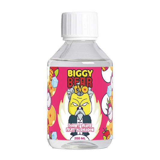 E-liquide  Sorbet Fraise Fruit du Dragon - 200ml - Biggy Bear Evo
