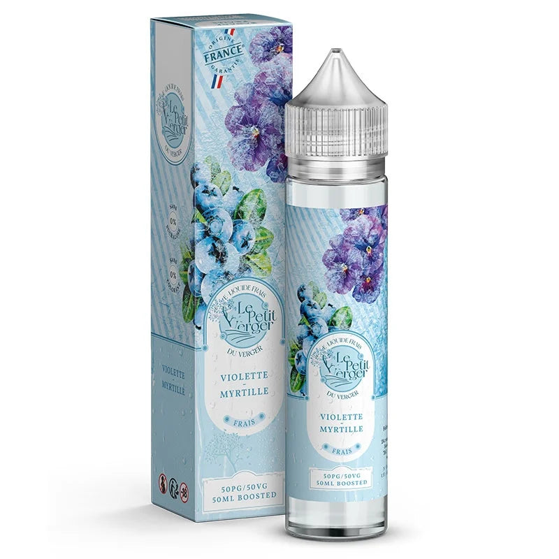 E-liquide Violette - Myrtille - Frais - 50ml - Le Petit Verger