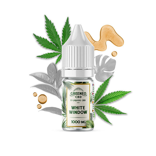 E-LIQUIDE CBD White Window - 10 ml - GREENEO
